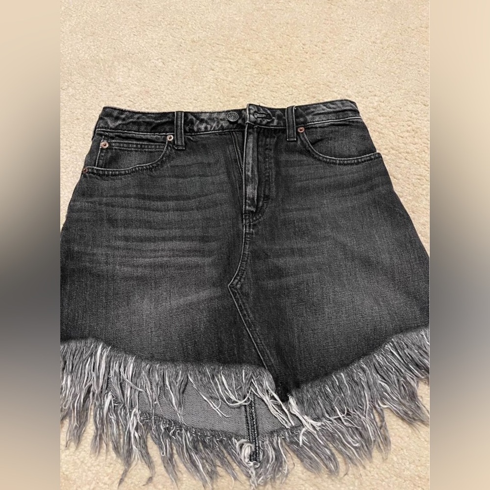 Free People Jean Skirt Size 27